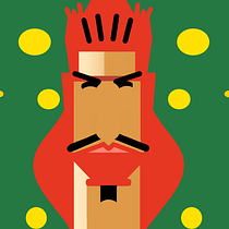 Mi proyecto del curso: Retrato geométrico minimalista. Traditional illustration, Character Design, and Vector Illustration project by Emiliano De Luca - 11.11.2023
