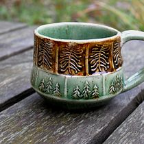 My project for course: Stamp Making for Textured Pottery. Arts, Crafts, Fine Arts, Decoration, Ceramics, and DIY project by Triin K - 11.11.2023