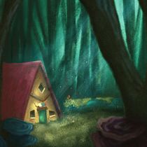 My project for course: Atmospheric Scenes in Procreate: Paint with Color and Light. Ilustração digital projeto de Salome Ramirez - 11.11.2023