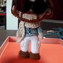 Mi proyecto del curso: Amigurumis: personas tejidas a crochet. Artesanato, Design de brinquedos, Tecido, Crochê, Amigurumi, e Design têxtil projeto de Diana Chaves Zamora - 11.11.2023