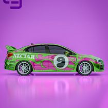 Mi proyecto del curso: Diseño 3D de libreas y adhesivos para coches digitales desde cero. Un projet de 3D , et Modélisation 3D de Daniel Rivera - 10.11.2023