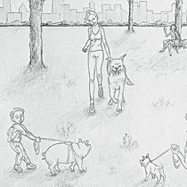 My project for course: Basic Principles of Drawing People from Imagination. Traditional illustration, Fine Arts, Sketching, Pencil Drawing, Drawing, Artistic Drawing, and Figure Drawing project by likely_ann - 11.12.2023
