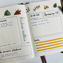 Mon projet du cours : Bullet journal : illustrez votre agenda. Een project van Craft, Aquarelschilderen, DIY, Management En Productiviteit y Business van July CB - 12.11.2023