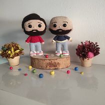 Mi proyecto del curso: Amigurumis: personas tejidas a crochet. Artesanato, Design de brinquedos, Tecido, Crochê, Amigurumi, e Design têxtil projeto de antonia8473 - 12.11.2023