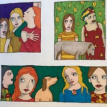 Mijn project van de cursus: De kunst van sketching: tover je schetsen om tot kunst. Un projet de Illustration traditionnelle, Dessin au cra, on, Dessin , et Photographie de guusheij - 12.11.2023