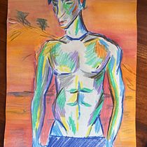My project for course: Expressive Figure Drawing: Explore Lines, Shapes and Colors. Fine Arts, Pencil Drawing, Drawing, Portrait Drawing, Realistic Drawing, Figure Drawing, and Gouache Painting project by btima23 - 11.12.2023