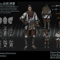 My project for course: Concept Art: Character Design & Worldbuilding Ein Projekt aus dem Bereich Traditionelle Illustration, Design von Figuren, Digitale Illustration, Concept Art, Digitale Zeichnung und Digitale Malerei von pravirbhalla - 05.12.2023