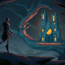 My project for course: Concept Art for Animation: Designing Magical Environments. Traditional illustration, Digital Illustration, Concept Art, and Digital Painting project by Jelena Sturm - 11.13.2023