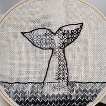 Mi prointroducción al bordado en blackwork. Un proyecto de Diseño textil de Ines Villeneuve - 13.11.2023