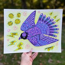 My project for course: Expressive Mixed-Media Illustration: Find Your Creative Flow. Un progetto di Illustrazione tradizionale, Bozzetti, Creatività, Disegno artistico e Pittura gouache di wallaceshart - 09.10.2023