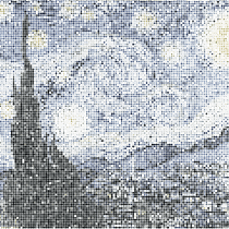 Creative Coding: Generating an image with dots Ein Projekt aus dem Bereich Motion Graphics, Programmierung, Multimedia und JavaScript von Judit Camps - 14.11.2023