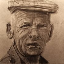 Farmer using the knowledge from this course and another workshop. Un progetto di Illustrazione tradizionale, Belle arti, Bozzetti, Disegno a matita, Disegno, Disegno di ritratti, Disegno realistico, Disegno artistico e Disegno anatomico di Miranda - 10.11.2023