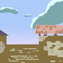 My project for course: Digital Background Painting for Animation. Traditional illustration, Animation, Digital Illustration, and Digital Painting project by The Anh - 11.15.2023