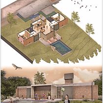 Mi proyecto del curso: Ilustración digital de proyectos arquitectónicos. Un proyecto de Arquitectura, Paisajismo, Ilustración digital, Arquitectura digital e Ilustración arquitectónica de Ariel Agustín Gez - 14.11.2023