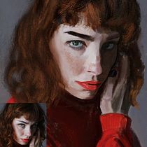 My project for course: Digital Portraits with a Traditional Style in Photoshop. Traditional illustration, Digital Illustration, and Digital Painting project by ahk632 - 11.10.2023