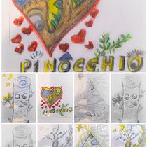 Il mio progetto del corso: Introduzione all’illustrazione infantile "IL MIO PINOCCHIO". Traditional illustration, Fine Arts, Painting, Pencil Drawing, Drawing, Watercolor Painting, Children's Illustration, and Narrative project by Samanta Capucci - 11.15.2023