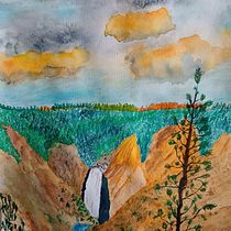 Mi proyecto del curso: Pintura de paisajes realistas con acuarela. Projekt z dziedziny  Sztuki piękne,  Malarstwo, Sketching, Malowanie akwarelą, Ilustracja naturalist i czna użytkownika Patri Carreras - 15.11.2023