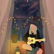 My project for course: Procreate: Creative Illustration Techniques. Un progetto di Illustrazione tradizionale, Illustrazione digitale e Disegno digitale di vivin4199 - 15.11.2023