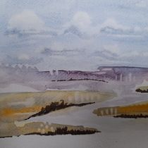 My project for course: Atmospheric Landscapes in Watercolor . Un projet de Beaux Arts, Peinture , et Aquarelle de alice_odin - 31.10.2023