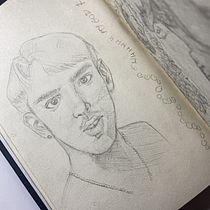 Meu projeto do curso: Caderno de retratos: explore o rosto humano. Sketching, Drawing, Portrait Drawing, Artistic Drawing, and Sketchbook project by Eduarda Oliveira - 11.15.2023
