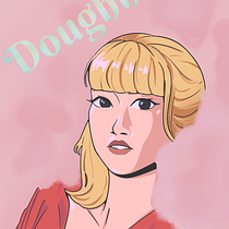 Meu projeto do curso: Criação de retratos estilizados com seu próprio estilo - Jeongyeon Ein Projekt aus dem Bereich Design von Figuren, Zeichnung, Porträtzeichnung, Digitale Zeichnung und Digitale Illustration von souzabatistadouglas078 - 16.11.2003