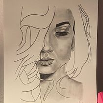 Meu projeto do curso: Introdução ao desenho de retrato. Projekt z dziedziny Trad, c, jna ilustracja,  Sztuki piękne, R, sunek ołówkiem,  R, sunek, Portret,  R, sunek art, st, czn, R i sunek anatomiczn użytkownika anarodriguesalfacinha - 16.11.2023