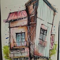Il mio progetto del corso: Disegno architettonico espressivo con pennarelli colorati. Sketching, Drawing, Architectural Illustration, Sketchbook & Ink Illustration project by claudia_natali81 - 11.16.2023