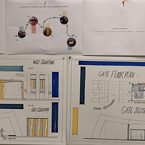 My project for course: Architectural Drawing: From Imagination to Conceptualization. Architecture, Sketching, Drawing, and Architectural Illustration project by Juhaina Rashid - 11.17.2023