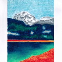 Mon projet du cours : Dessin de paysage aux pastels : jouez avec la lumière. Traditional illustration, Fine Arts, Pencil Drawing, Drawing, and Artistic Drawing project by magali.reynard - 11.17.2023