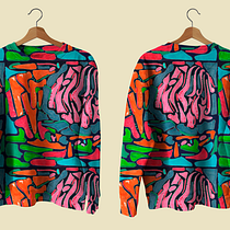 Proyecto Final: Diseño de estampados textil Abstracto. Traditional illustration, Accessor, Design, Costume Design, Pattern Design, Fashion Design, Printing, and Textile Printing project by Luz Torrez - 11.19.2023