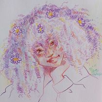 Mi proyecto del curso: Dibujo de retratos llamativos con lápices de colores. Drawing, Portrait Drawing, Sketchbook, and Colored Pencil Drawing project by lizatircio - 11.14.2023