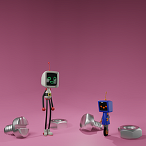 Meu projeto do curso: Introdução ao design 3D e modelagem com Blender. Motion Graphics, Character Design, Product Design, and 3D Modeling project by gustavoliborio22 - 11.19.2023