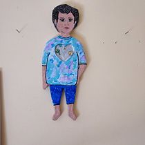 Paper Mache for Beginners: Self Portrait. Arts, and Crafts project by castillolen - 11.13.2023