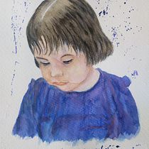 Mi proyecto del curso:  Retratos expresivos en acuarela. Un progetto di Illustrazione tradizionale, Belle arti, Pittura, Pittura ad acquerello e Disegno di ritratti di Martha Lilia Lopez Garcia - 13.11.2023