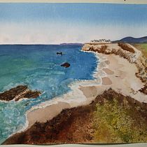 My project for course: Painting Realistic Watercolor Landscapes. Projekt z dziedziny  Sztuki piękne,  Malarstwo, Sketching, Malowanie akwarelą, Ilustracja naturalist i czna użytkownika jackie_francis - 18.11.2023
