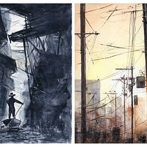 Mon projet du cours : Peinture expressive à l'aquarelle : illustrations captivantes. Projekt z dziedziny  Sztuki piękne,  Malarstwo i Malowanie akwarelą użytkownika Corinne - 20.11.2023