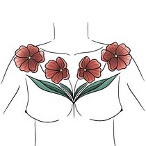 Mon projet du cours : Conception de tatouages végétaux avec Procreate. Ilustração tradicional, Ilustração digital, Desenho de tatuagens e Ilustração botânica projeto de Marcelina Stepak - 20.11.2023