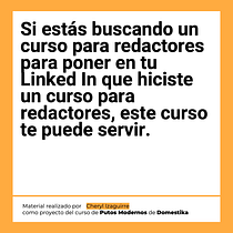 Mi proyecto del curso: Copywriting para copywriters. Advertising, Cop, writing, Stor, telling, and Communication project by Olania Izaguirre - 11.21.2023
