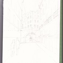 Mi proyecto del curso: Representación arquitectónica en acuarela. Un projet de Illustration traditionnelle, Esquisse , Dessin, Aquarelle, Illustration architecturale , et Carnet de croquis de Alejandra Mojica - 20.11.2023