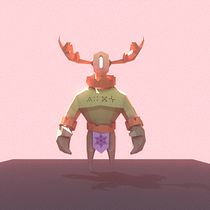Mi proyecto del curso: Modelado de personajes low poly para videojuegos Ein Projekt aus dem Bereich 3D, 3-D-Modellierung, Videospiele, Design von 3-D-Figuren und Design für Videospiele von alejandro.tapiac97 - 21.11.2023