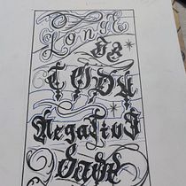 Meu projeto do curso: Lettering para tatuagem . % bielzito_angelo tarafından hazırlanan Kaligrafi, Harfler, Ve Dövme Tasarımı projesi - 11.22.2023