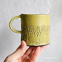 Mój projekt z kursu: Ceramika: stemplowanie i tworzenie ozdobnych faktur. Arts, Crafts, Fine Arts, Decoration, Ceramics, and DIY project by Izabela Kot - 11.20.2023