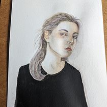 Mi proyecto del curso: Retrato en acuarela a partir de una fotografía. Traditional illustration, Watercolor Painting, and Portrait Drawing project by cristinafdez - 11.22.2023