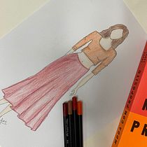 Meu projeto do curso: Ilustração de croqui de moda. Een project van Traditionele illustratie,  Schetsen,  Modeontwerp, Digitale tekening y Mode-illustratie van Júlia Mendes de Souza - 23.11.2023