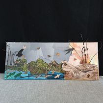 Mi proyecto del curso: Cuaderno creativo: experimenta con collage, estampación y decoupage. Ilustração tradicional, Colagem, Papercraft, e Sketchbook projeto de escolamoni - 23.11.2023
