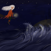 Mein Abschlussprojekt für den Kurs: Kinderbuchillustrationen in Procreate: Male magische Szenerien. Ilustração digital, Ilustração infantil, Pintura digital, e Álbum ilustrado projeto de Jill Israel - 23.11.2023
