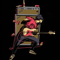 Proyecto: Banda Stone Sound. Traditional illustration, Digital Illustration, and Digital Drawing project by Victor Pajares Su - 11.21.2023