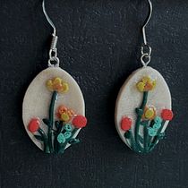My project for course: Intro to Polymer Clay Jewelry: Design Floral Accessories. Design de acessórios, Artesanato, Design de joias, Design de moda, e DIY projeto de igfaria - 24.11.2023