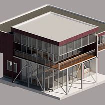 Mi proyecto del curso: Diseño y modelado arquitectónico 3D con Revit. Un projet de 3D, Architecture, Architecture d'intérieur, Modélisation 3D, Architecture numérique , et ArchVIZ de marianozalazar.arq - 19.11.2023