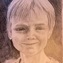 My project for course: Graphite Line Drawing for Portrait Sketchbooking. Artes plásticas, Esboçado, Desenho, Desenho de retrato, e Sketchbook projeto de jane_drake - 25.11.2023